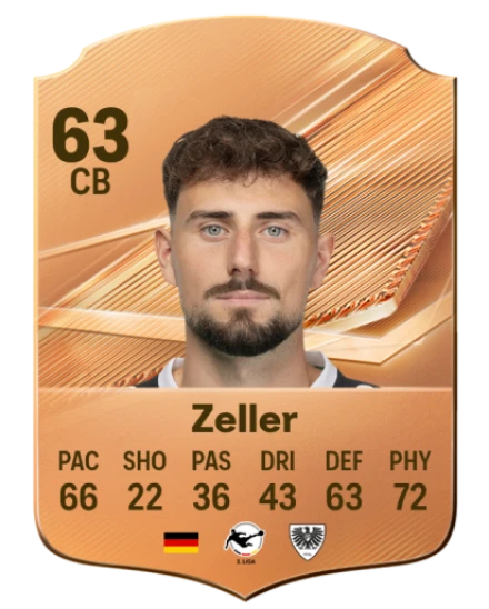Zeller 63 Common CB FC 26 card