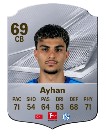Ayhan 69 Silver CB FC 27 card