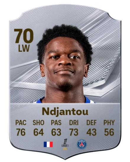 Ndjantou 70 Silver LW FC 27 card
