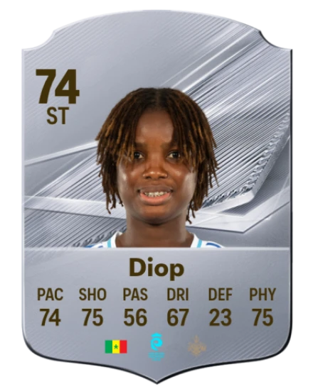 Diop 74 Common ST FC 26 card