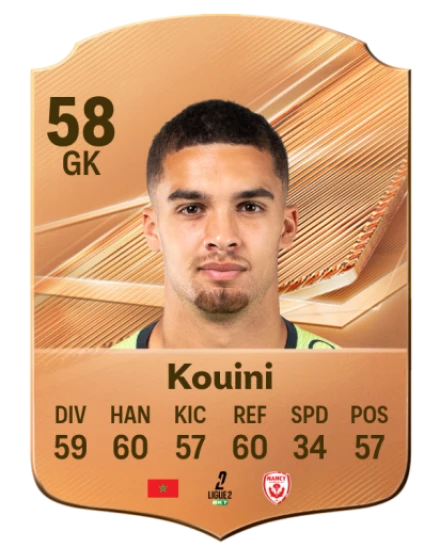 Kouini 58 Bronze GK FC 27 card