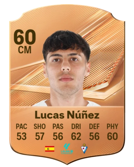 Lucas Núñez 60 Bronze CM FC 27 card