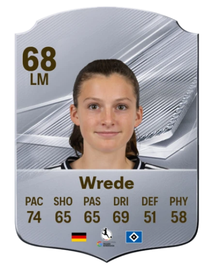 Wrede 68 Common LM FC 26 card