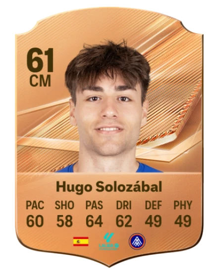 Hugo Solozábal 61 Bronze CM FC 27 card