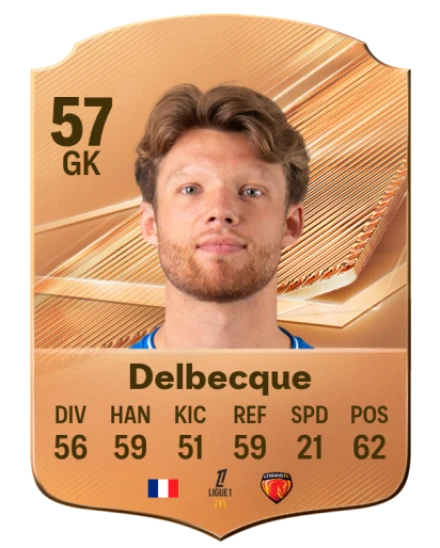 Delbecque 57 Bronze GK FC 27 card