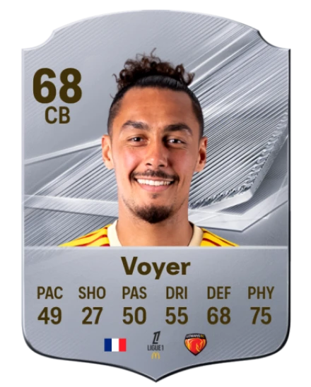 Voyer 68 Silver CB FC 27 card