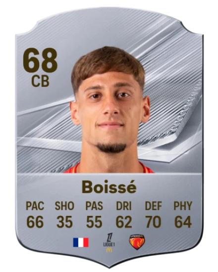 Boissé 68 Silver CB FC 27 card