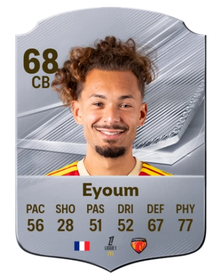 Eyoum 68 Silver CB FC 27 card