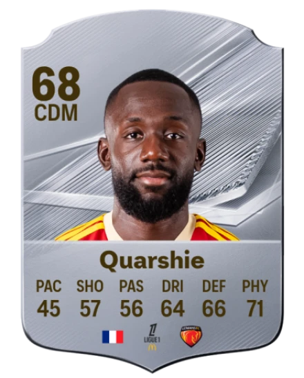 Quarshie 68 Silver CDM FC 27 card