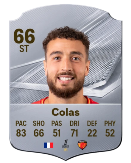 Colas 66 Silver ST FC 27 card