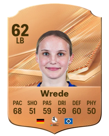 Wrede 62 Bronze LB FC 27 card