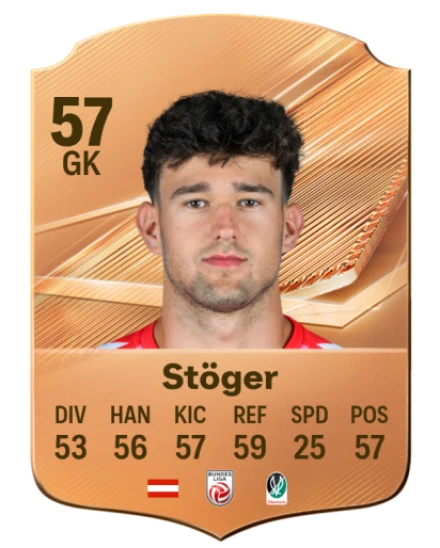Stöger 57 Bronze GK FC 27 card