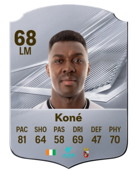Koné 68 Common LM FC 26 card