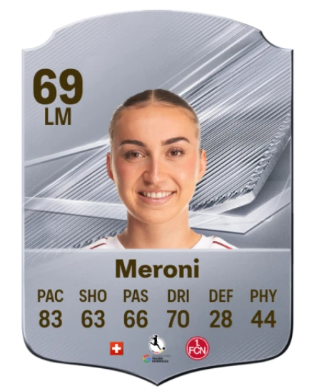 Meroni 69 Silver LM FC 27 card