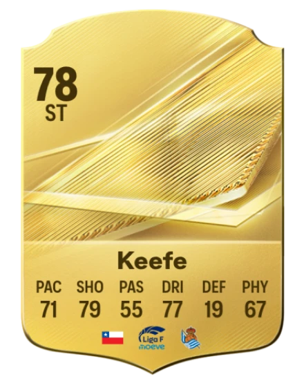 Keefe 78 Rare ST FC 26 card