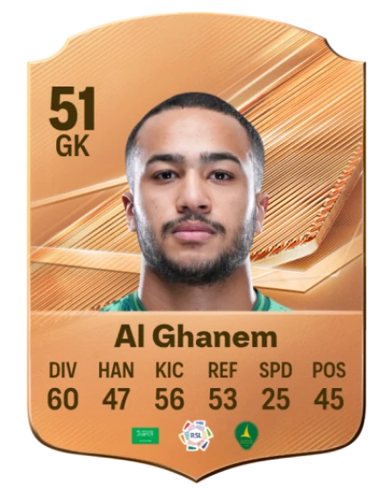 Al Ghanem 51 Bronze GK FC 27 card
