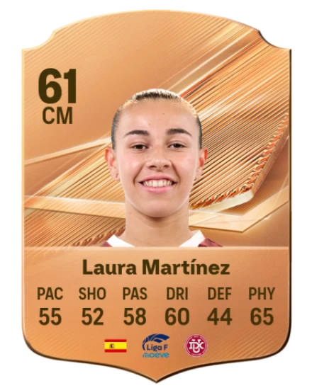 Laura Martínez 61 Bronze CM FC 27 card