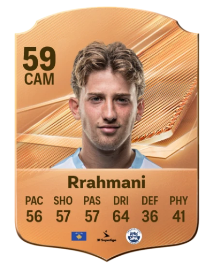 Rrahmani 59 Bronze CAM FC 27 card