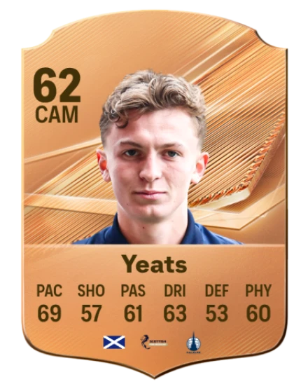 Yeats 62 Common CAM FC 26 card