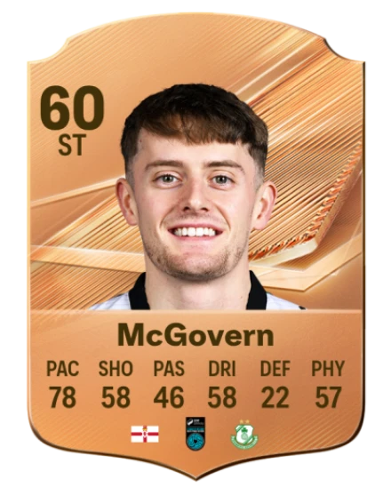 McGovern 60 Bronze ST FC 27 card