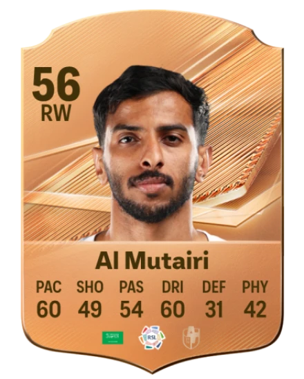 Al Mutairi 56 Bronze RW FC 27 card
