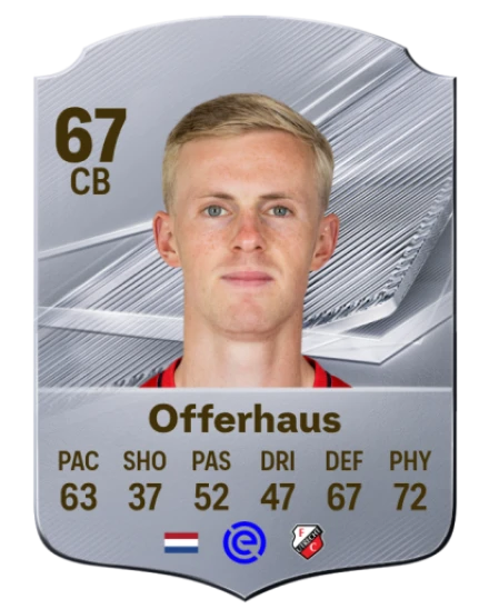 Offerhaus 67 Silver CB FC 27 card