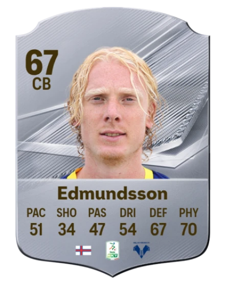 Edmundsson 67 Common CB FC 26 card