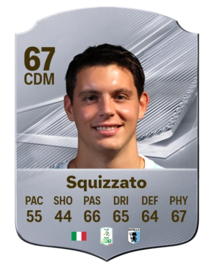 Squizzato 67 Silver CDM FC 27 card