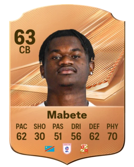 Mabete 63 Rare CB FC 26 card