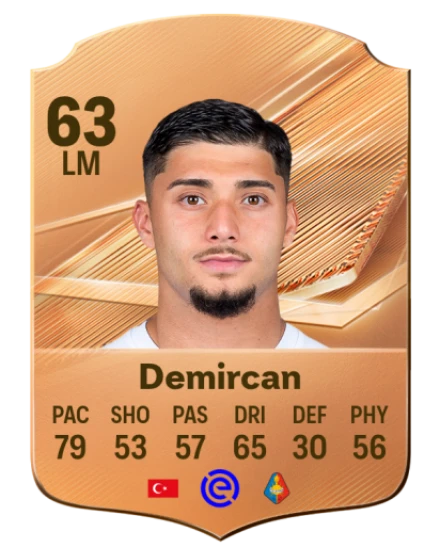 Demircan 63 Bronze LM FC 27 card