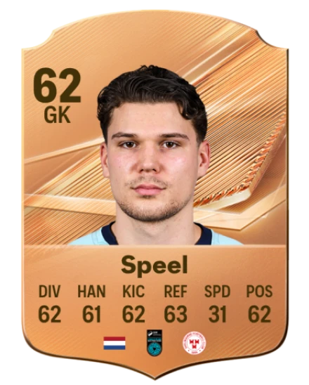Speel 62 Rare GK FC 26 card