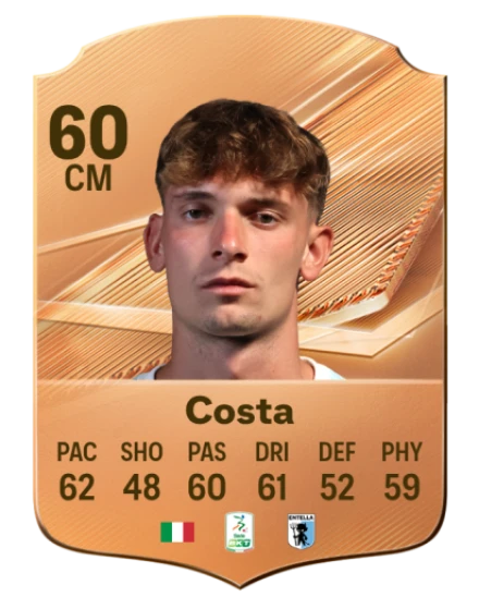 Costa 60 Bronze CM FC 27 card