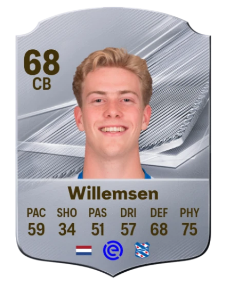 Willemsen 68 Common CB FC 26 card