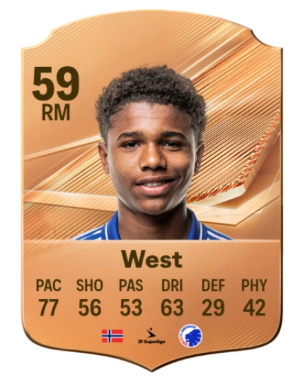 West 59 Bronze RM FC 27 card