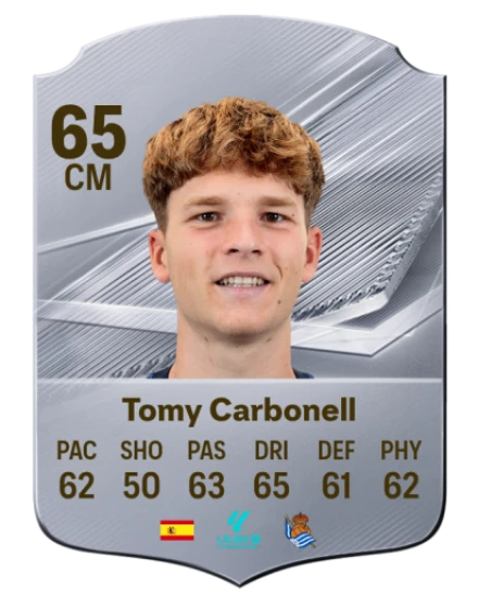 Tomy Carbonell 65 Common CM FC 26 card