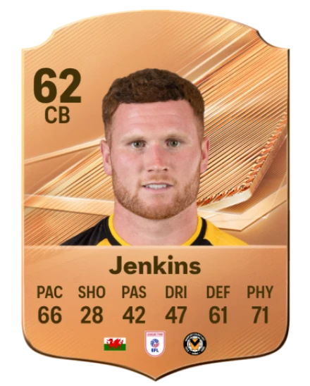Jenkins 62 Common CB FC 26 card