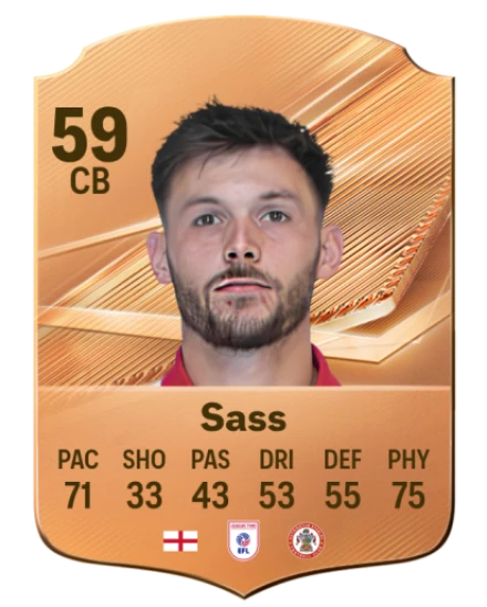 Sass 59 Rare CB FC 26 card