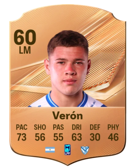 Verón 60 Bronze LM FC 27 card