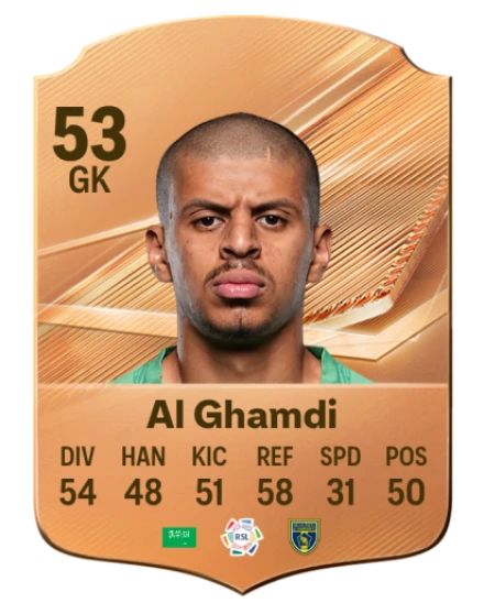 Al Ghamdi 53 Bronze GK FC 27 card