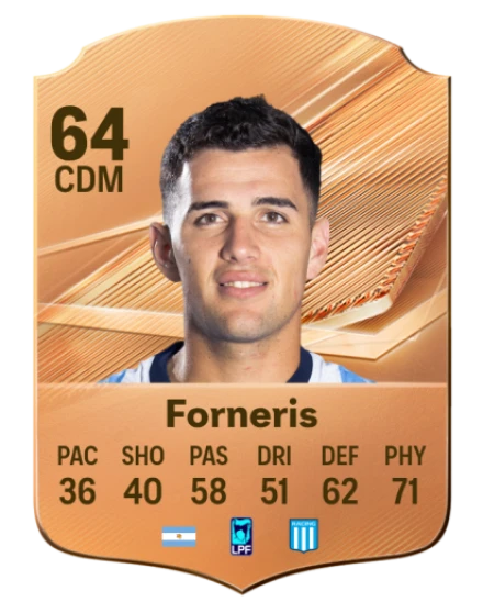 Forneris 64 Bronze CDM FC 27 card