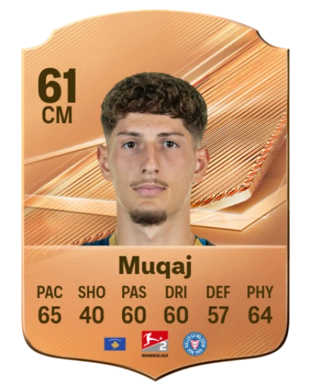 Muqaj 61 Bronze CM FC 27 card