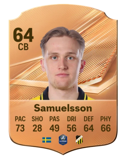 Samuelsson 64 Common CB FC 26 card