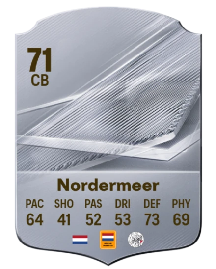 Nordermeer 71 Rare CB FC 26 card