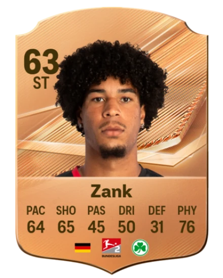 Zank 63 Bronze ST FC 27 card