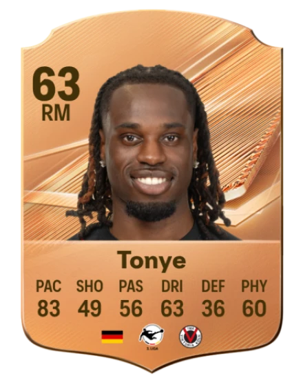 Tonye 63 Common RM FC 26 card