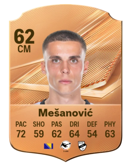 Mešanović 62 Common CM FC 26 card
