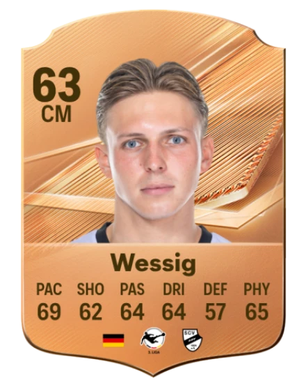 Wessig 63 Common CM FC 26 card