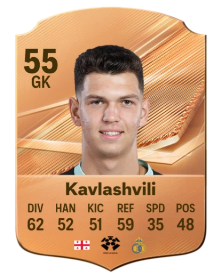 Kavlashvili 55 Bronze GK FC 27 card