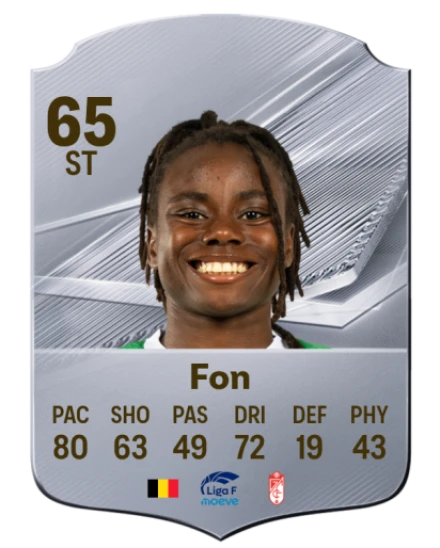 Fon 65 Silver ST FC 27 card