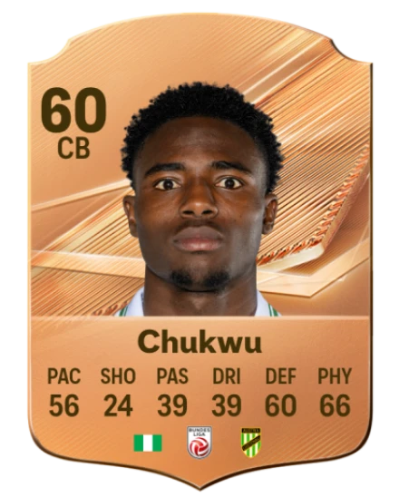 Chukwu 60 Bronze CB FC 27 card